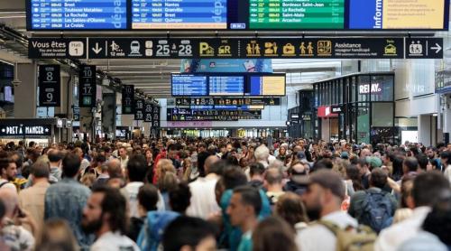 Un atac „masiv” și „coordonat” a oprit sistemul feroviar francez în weekendul de deschidere al Jocurilor Olimpice: 800.000 de călători afectați 