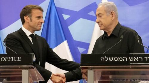 „Să-ți fie rușine”: Netanyahu îi răspunde lui Macron, care deplânge „cuvintele excesive” ale premierului israelian