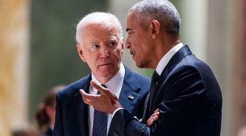 Biden îi spune lui Obama „ea nu este la fel de puternică ca mine” – iar fostul președinte răspunde „este adevărat” 