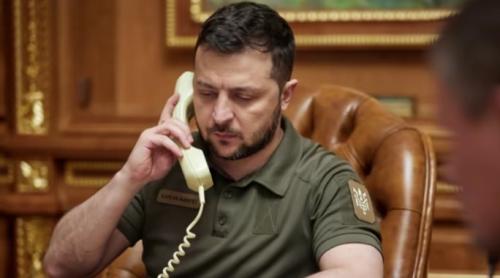 Volodymyr Zelensky a vorbit cu președintele sud-coreean