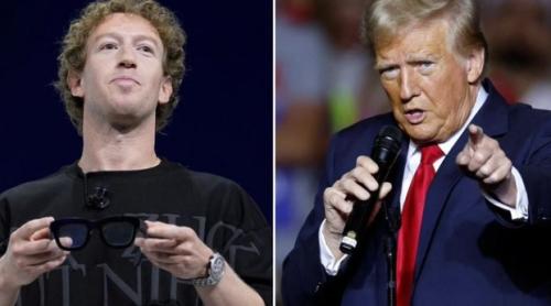 Mark Zuckerberg a luat masa cu Donald Trump la Mar-a-Lago