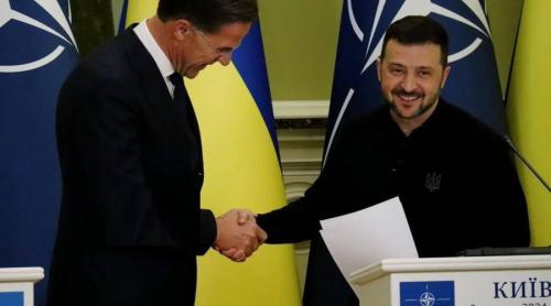 Rutte (NATO): Zelensky trebuie să înceteze criticile sale „nedrepte” la adresa cancelarului german