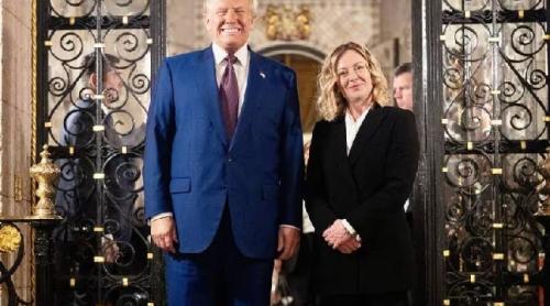 Meloni face o vizită surpriză pentru a se întâlni cu Trump în Florida