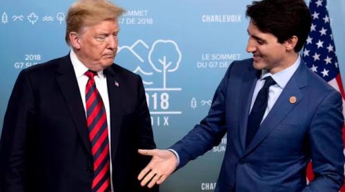 Demisia lui Trudeau: Trump reia ideea "fuziunii" Canadei cu Statele Unite