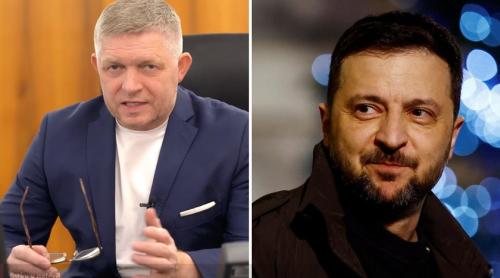 Robert Fico refuză invitația lui Volodymyr Zelensky de a merge la Kiev