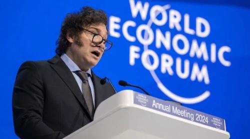 Javier Milei la Davos: „Ideologia woke este cancerul care trebuie îndepărtat”