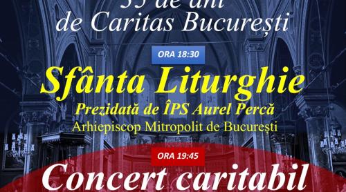 Concert Caritabil al Orchestrei ANIMA - 35 DE ANI DE CARITAS BUCUREȘTI. 35 DE ANI DE IUBIRE ȘI SLUJIRE A SĂRACILOR