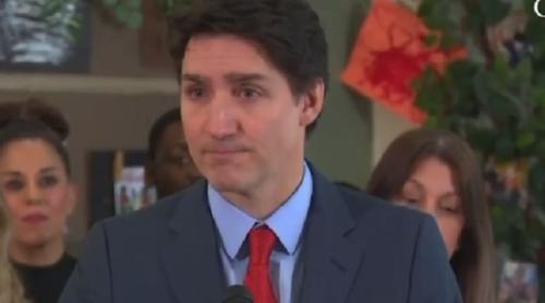 Justin Trudeau, în lacrimi în fața reporterilor, reacționând la taxele impuse de Donald Trump Canadei