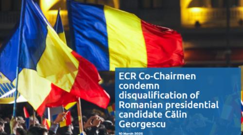 Scandalul ia amploare: Liderii conservatorilor din PE condamnă eliminarea lui Călin Georgescu