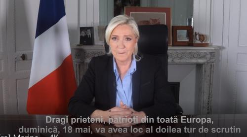 Marine Le Pen îl susține pe George Simion înaintea turului doi decisiv: „Poporul român are o întâlnire cu Istoria”