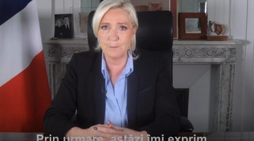 Marine Le Pen îl susține pe George Simion înaintea turului doi decisiv: „Poporul român are o întâlnire cu Istoria”