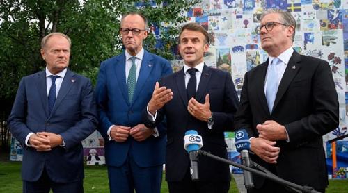 Liderii europeni consideră „inacceptabilă” poziția Rusiei în negocierile cu Ucraina și cer menținerea presiunii