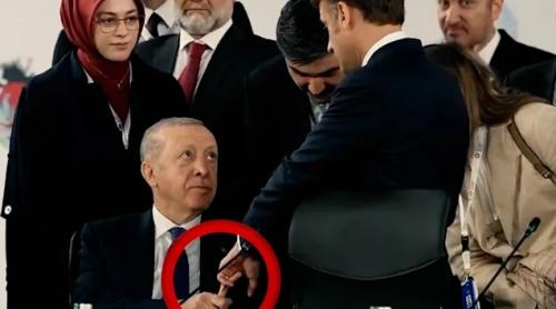 Gestul umilitor a lui Erdogan față de Macron: „Macron nu este nici iubit, nici temut, nici respectat de nimeni””