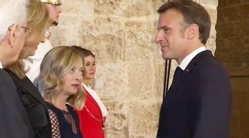 Macron și Meloni, cei doi lideri europeni care se detestă reciproc, se întâlnesc la Roma 