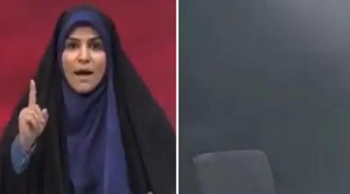 Atac israelian asupra televiziunii de stat iraniene în timpul unei transmisiuni în direct (video)