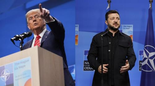 O întâlnire „lungă și constructivă” între Zelenski și Trump la summitul NATO
