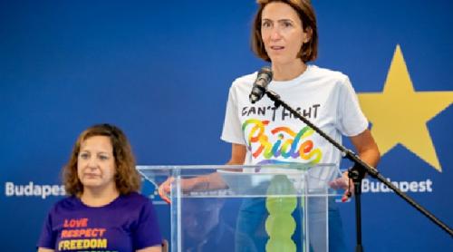​​​​​​​Marșul mândriei din Ungaria: eurodeputata macronistă Valérie Hayer, acuzată de „ingerință”